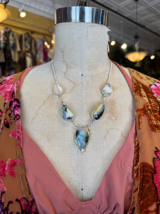 Dendritic Moss Agate Necklace