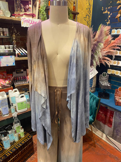 Custom Dyed Cardigan - Mountain