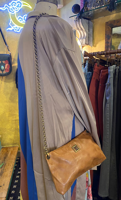 Chain Crossbody - Camel