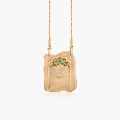 Tarot Rebirth Locket – Butterfly Gold Pendant