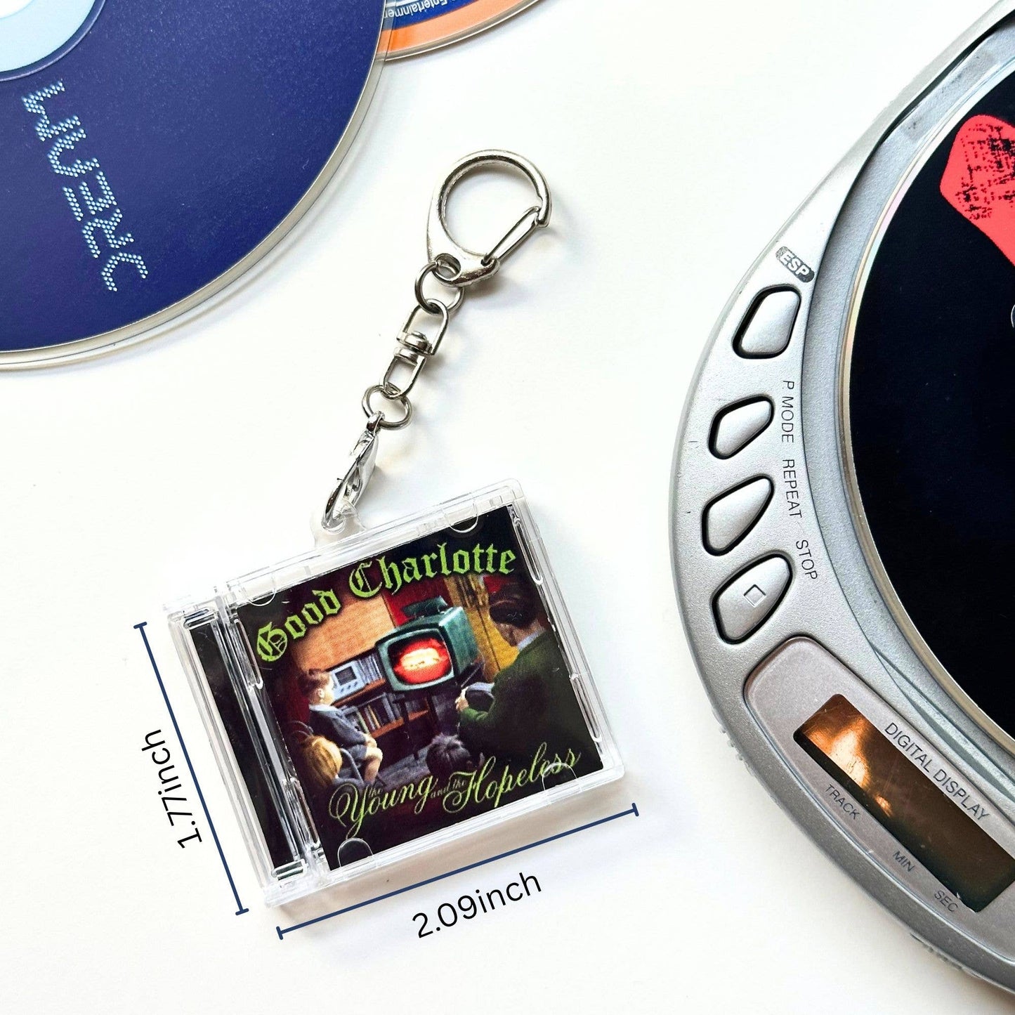 'Hit Clips' Mini CD Case Keychain - Good Charlotte - Lifestyles of the Rich and the Famous