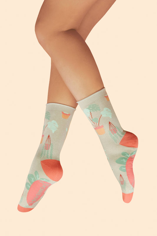 Thriving House Plants Ankle Socks