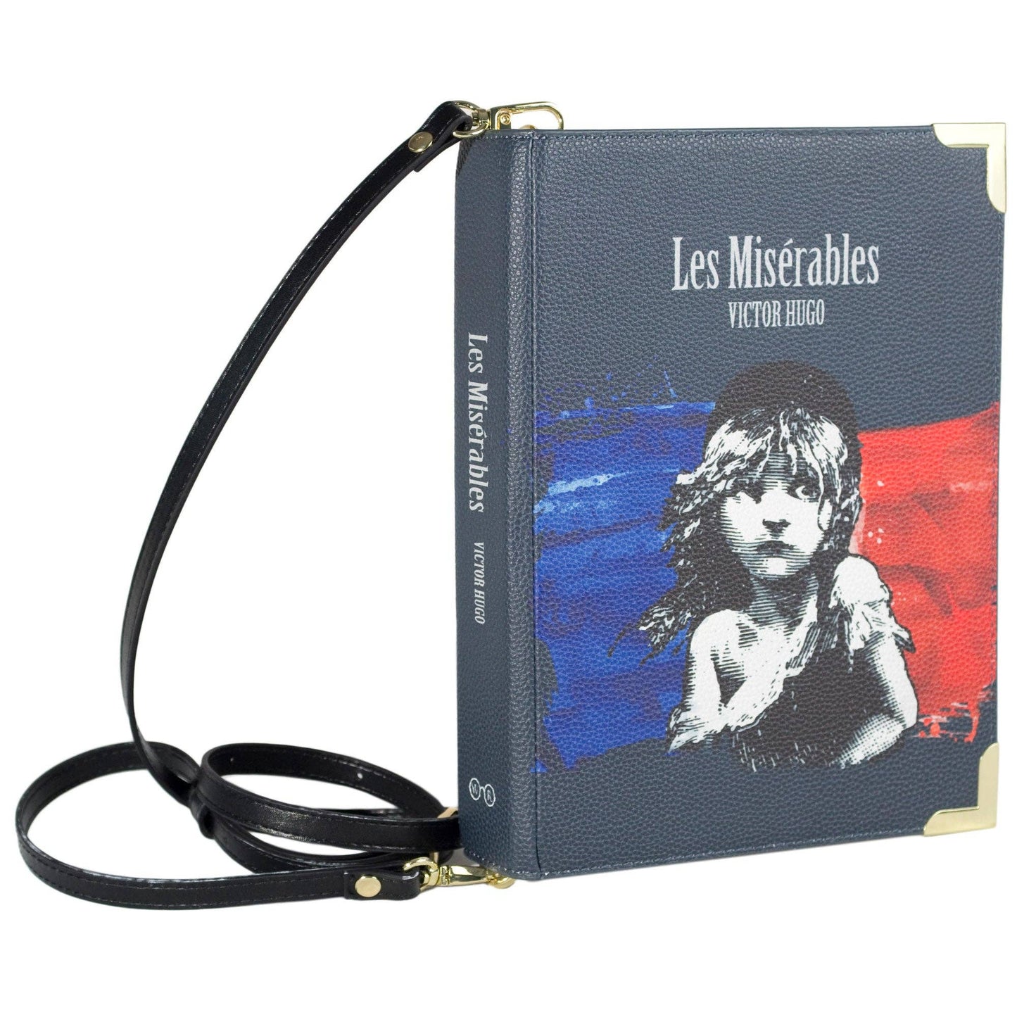 Les Miserables Book Crossbody Vegan Handbag - Small