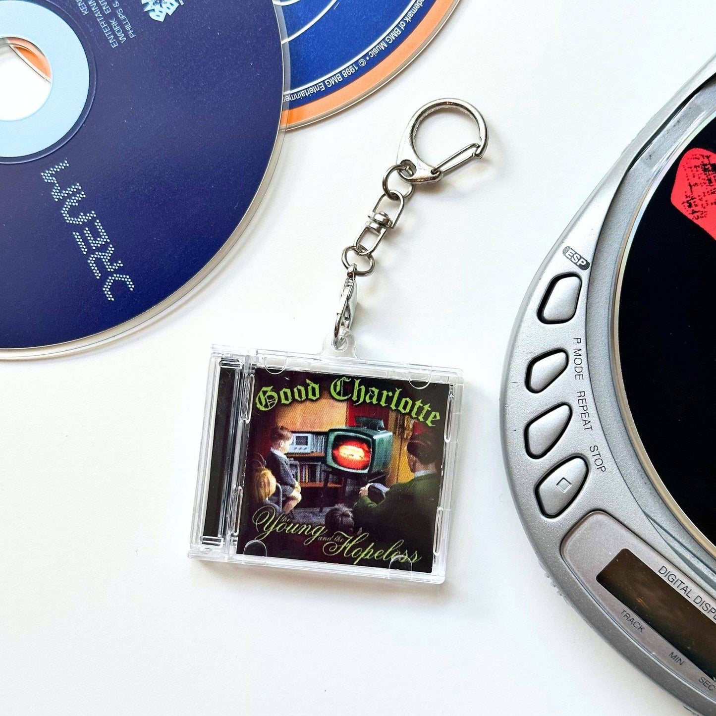 'Hit Clips' Mini CD Case Keychain - Good Charlotte - Lifestyles of the Rich and the Famous