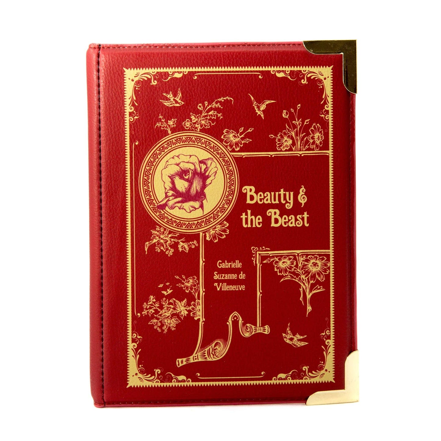 The Beauty and The Beast Book Crossbody Vegan Handbag - Small
