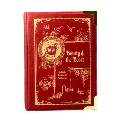 The Beauty and The Beast Book Crossbody Vegan Handbag - Small