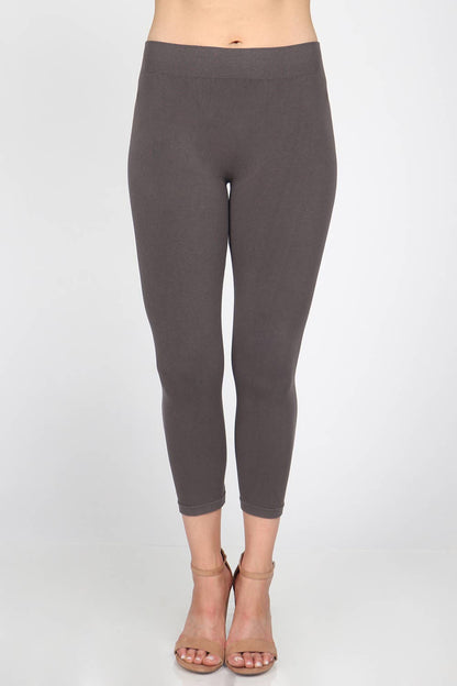 The Classic Cropped Legging - Dark Grey