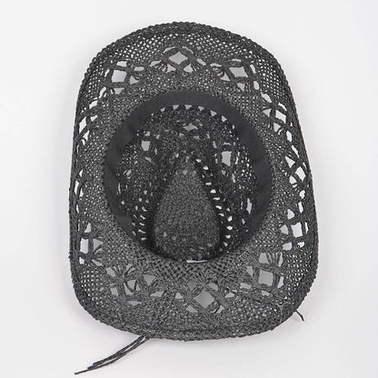 Faux Straw Cowboy Hat