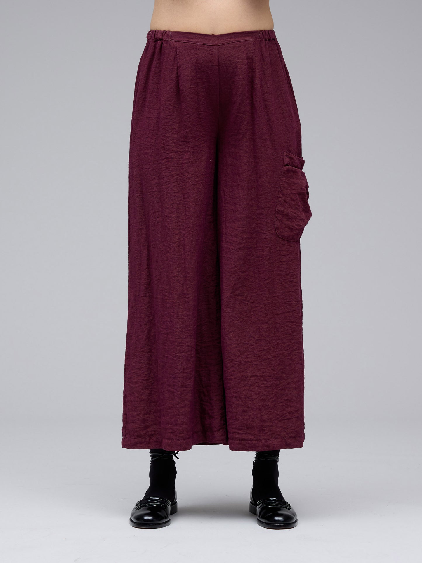 Wide Leg Pocket Pant - Cinnabark