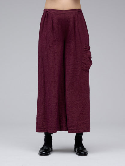 Wide Leg Pocket Pant - Cinnabark