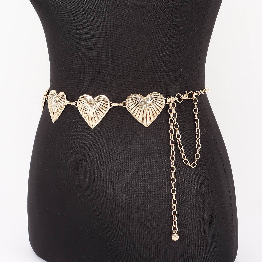 Vintage Heart Chain Belt - GD