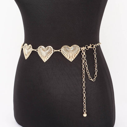 Vintage Heart Chain Belt - GD