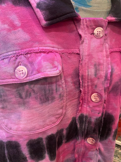 Custom Dyed Jacket - Purple
