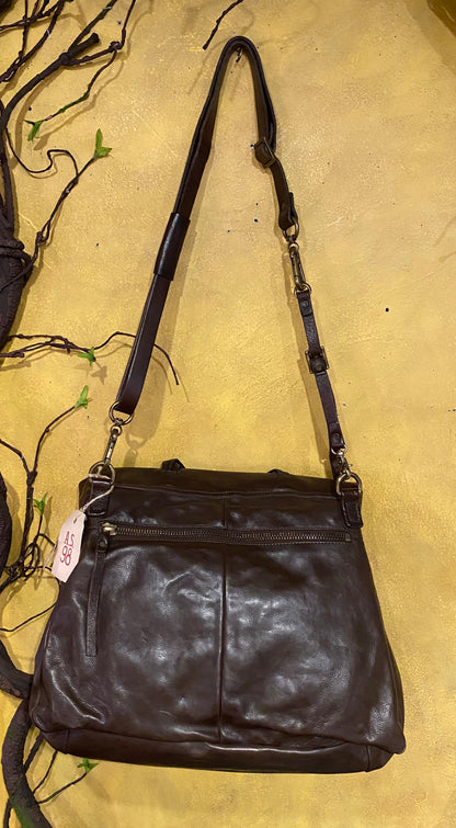 Hudde Leather Bag - Dark Brown