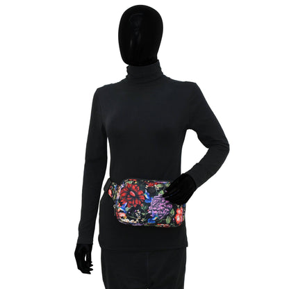 Wanderlust Quilted Fabric Fanny Pack