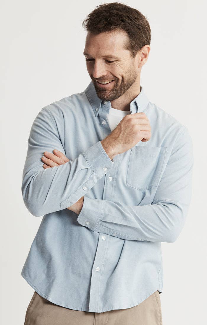 Classic Oxford Long Sleeve Shirt - Light Blue