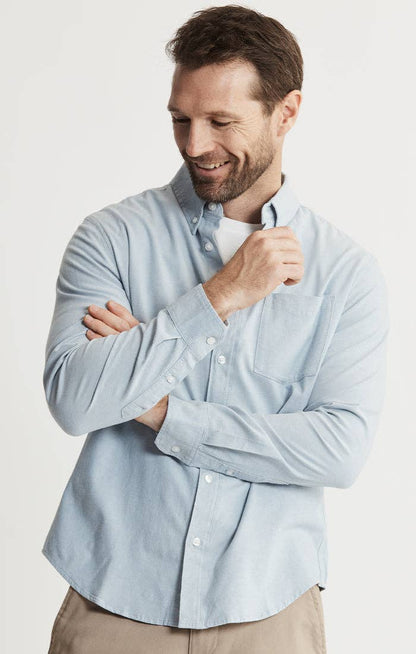 Classic Oxford Long Sleeve Shirt - Light Blue