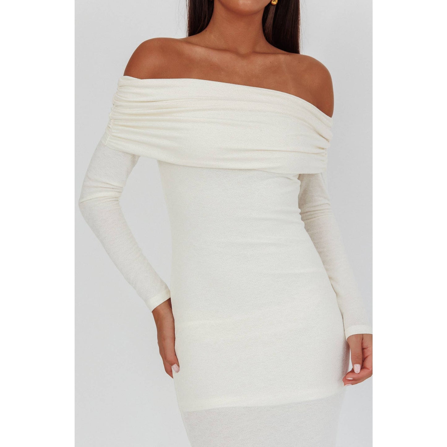 Off Shoulder Maxi Dress