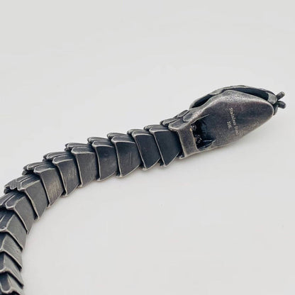 Black Coating Stainless Steel Snake Chain Bracelet