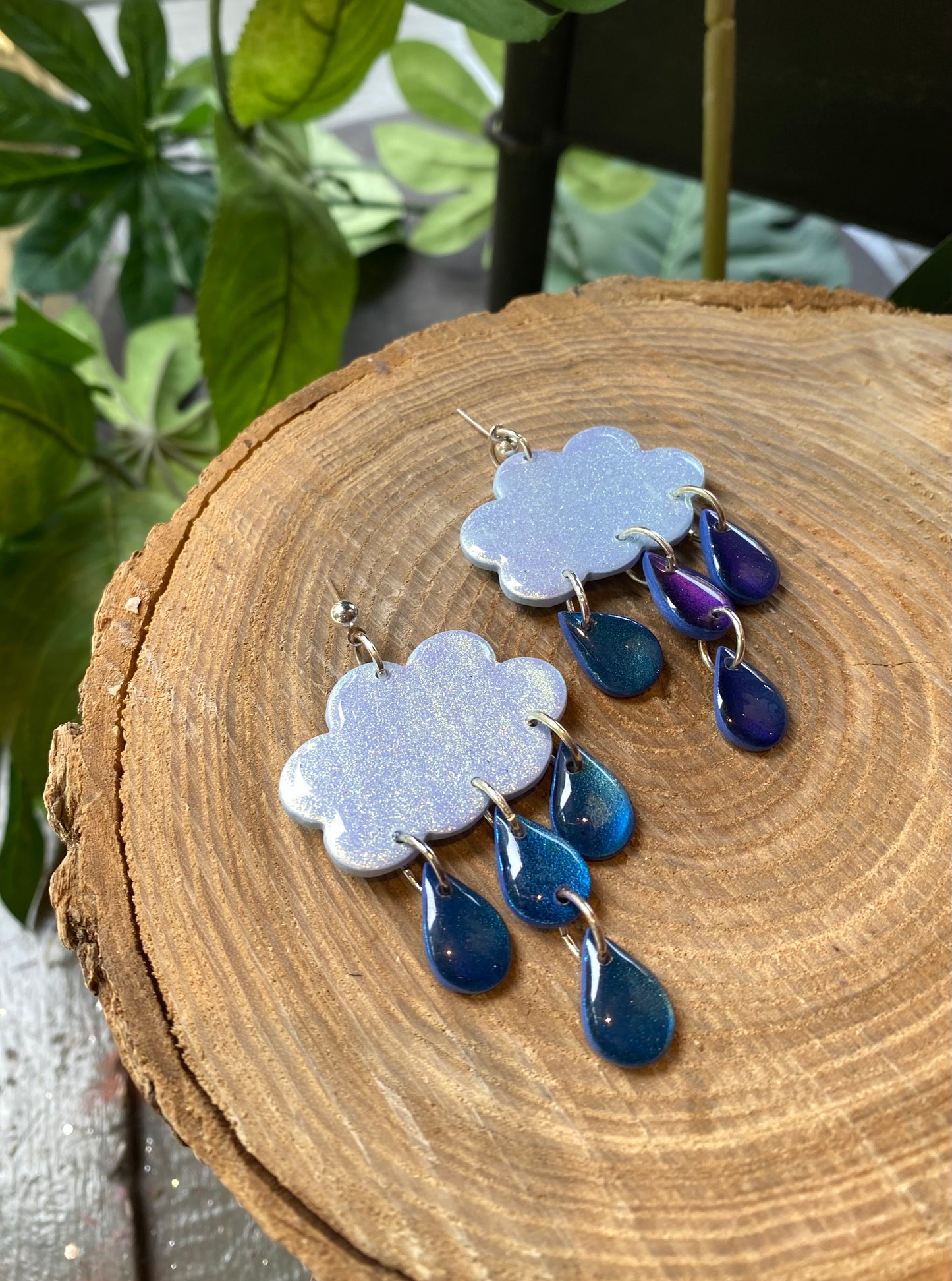 Blue Iridescent Clouds *E25