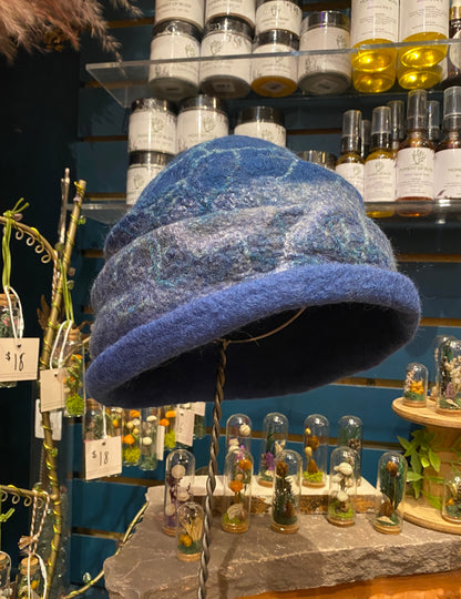 Blue Cloche Hat * #19
