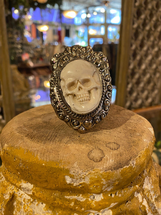 Bone Skull Cuff Bracelet (2)