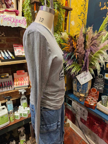Car Longsleeve - Handpainted & Upcycled - IH4*