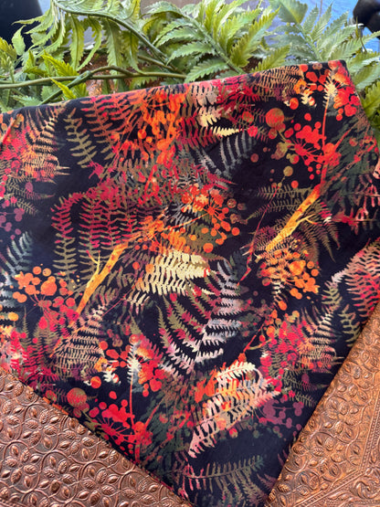 Red / Orange / Yellow Ferns Bandana #SS1*