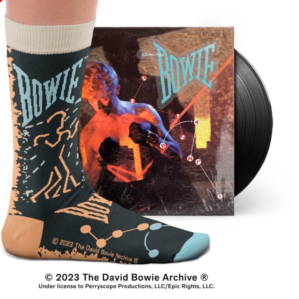 David Bowie Let's Dance Socks