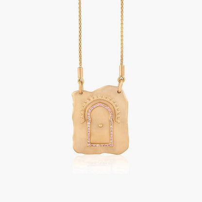 Tarot Rebirth Locket – Butterfly Gold Pendant