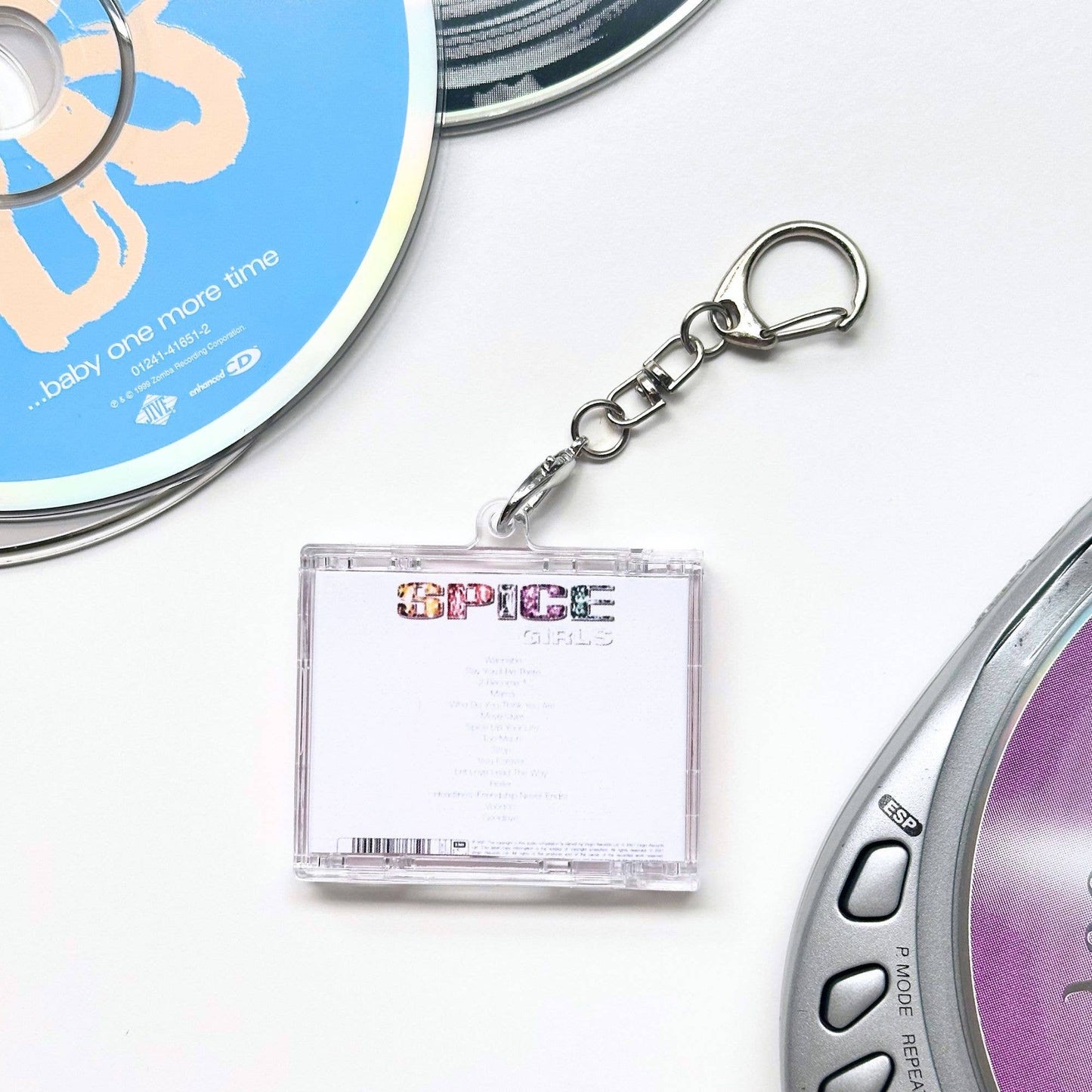 'Hit Clips' Mini CD Case Keychain - Spice Girls - Wannabe