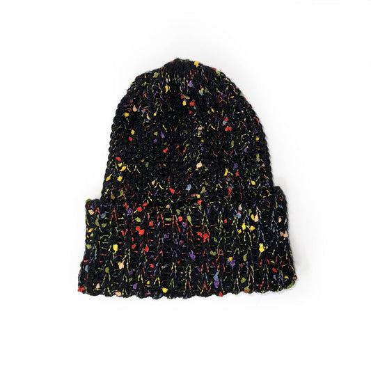 Pebble Speckled Hat - Black