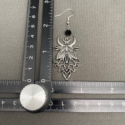 Gothic Moth Dangle Earrings - GT