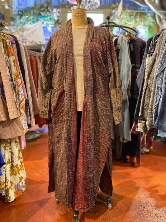 Majestic Caramel Overdye Kimono - 3