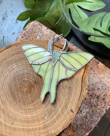 Luna Moth Glass Pendant - KC01*