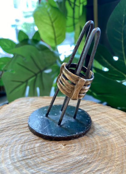 Bronze 3 Connected Ring Stack *425BR-12