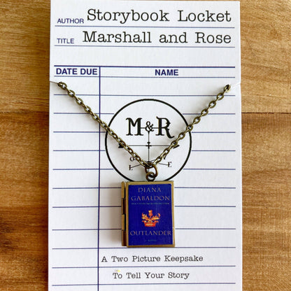 Book Locket Outlander - Bronze