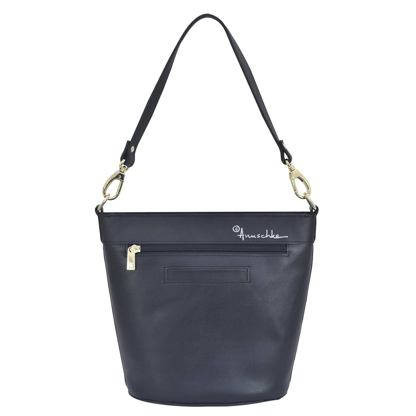 Tall Bucket Hobo Handbag - Handpainted Jaguar