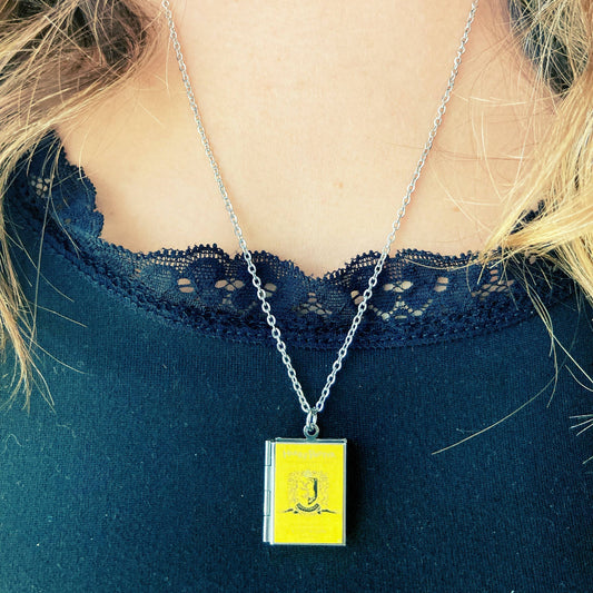 Book Locket Harry Potter - House Hufflepuff - Stainless Steel