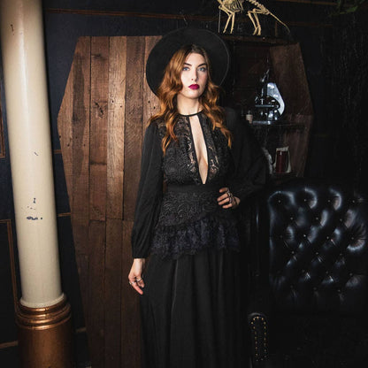 Victorian Style Lace Maxi Dress