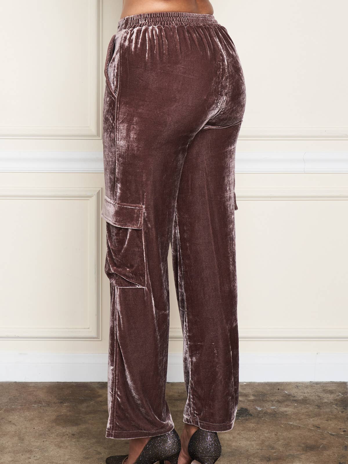 Velvet Cargo Pant - Mocha