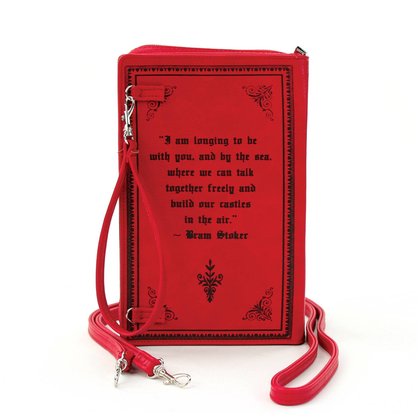 Dracula Book Crossbody Bag - Red