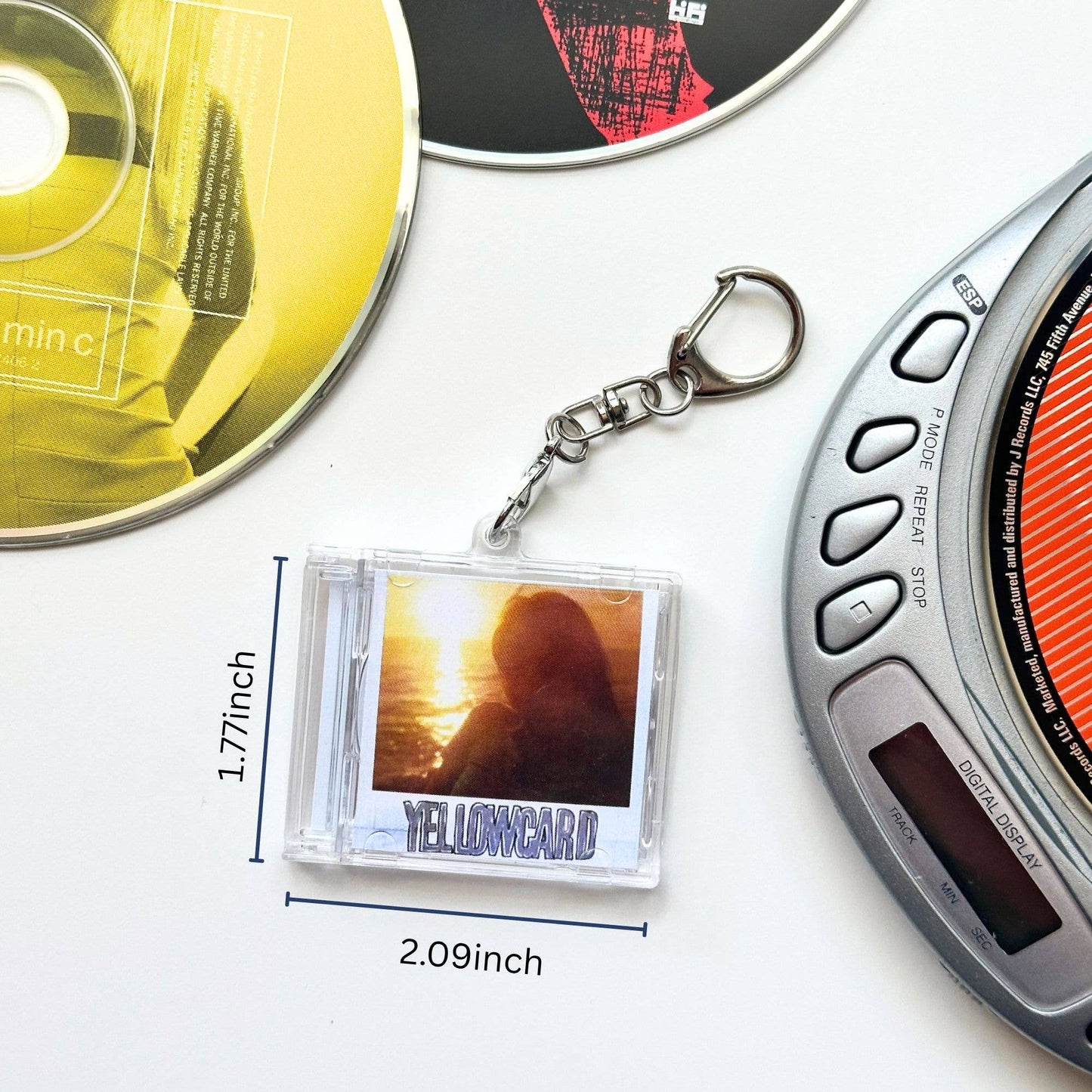 'Hit Clips' Mini CD Case Keychain - Yellowcard - Ocean Avenue