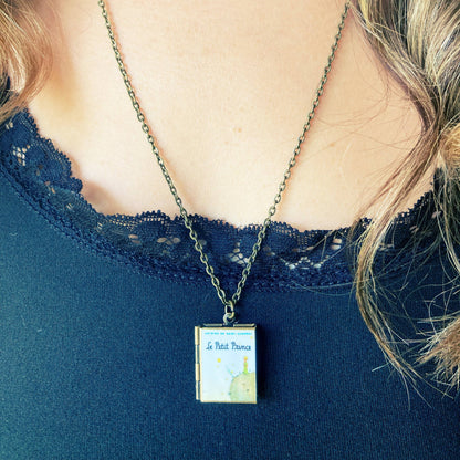 Book Locket The Little Prince (French Edition) - Bronze