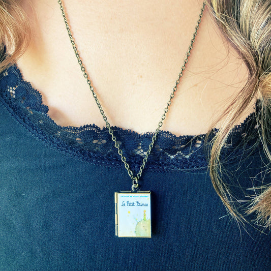 Book Locket The Little Prince (French Edition) - Bronze