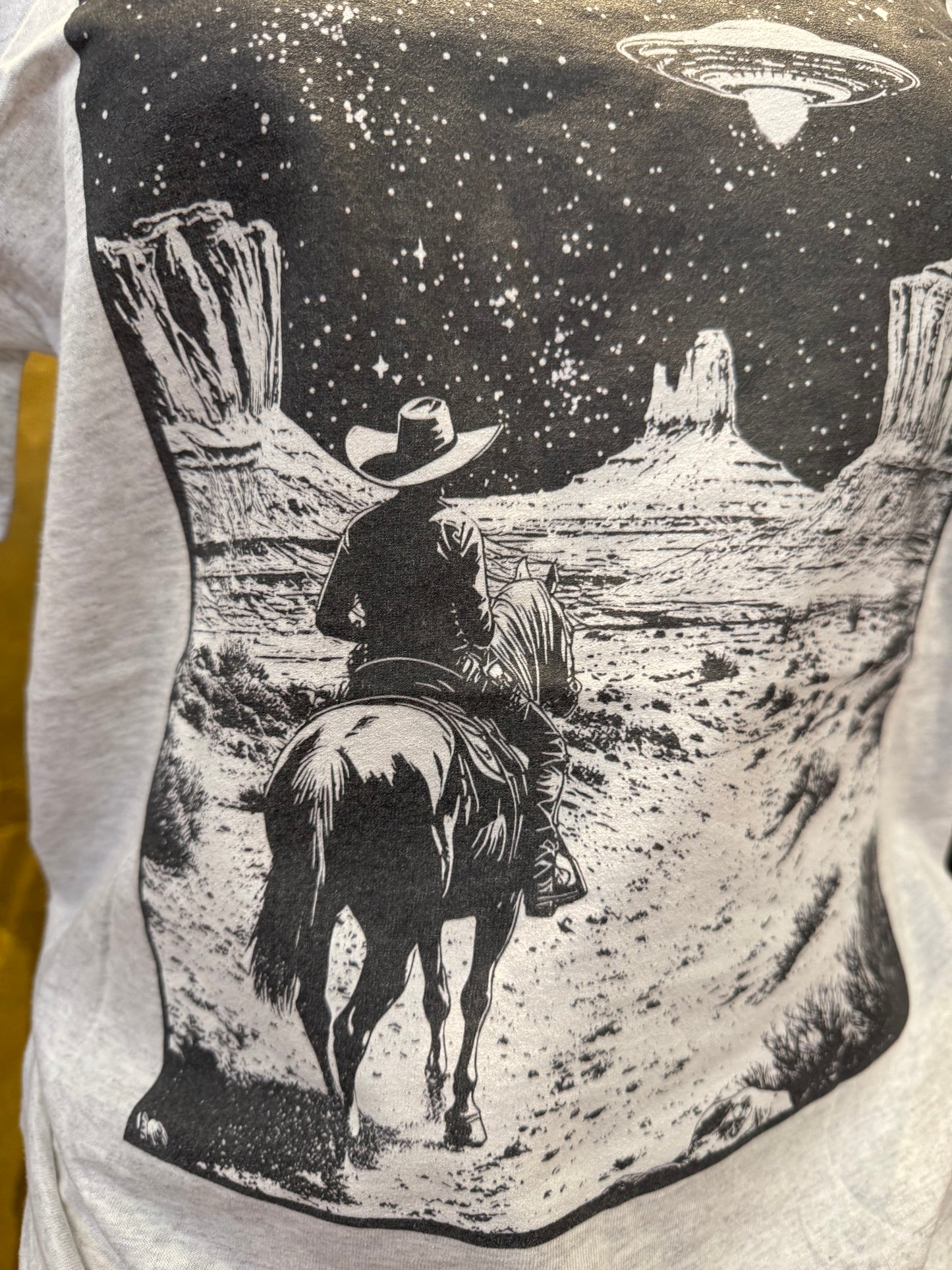 Retro Rodeo Graphic Tee - Ash