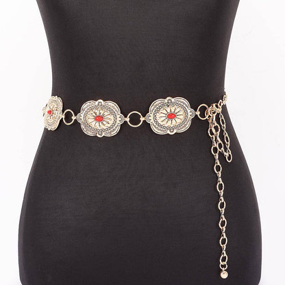 Ornate Disc Chain Belt - RDGD