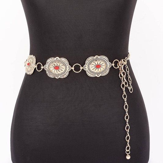 Ornate Disc Chain Belt - RDGD