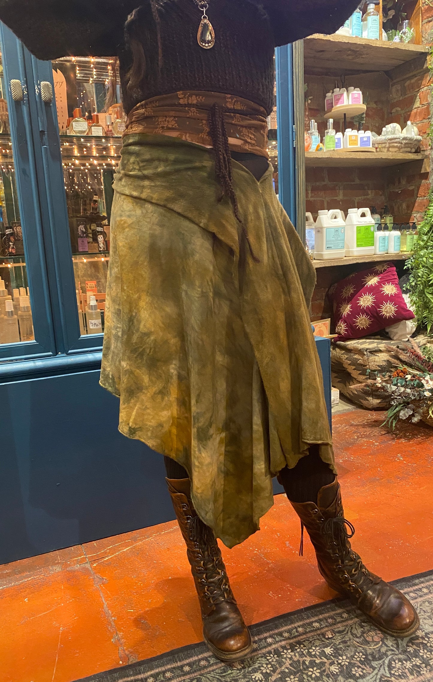 Minxi Athena Skirt - Green #2