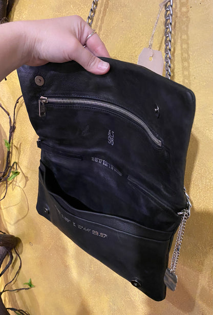 Hawkins Leather Crossbody Bag - Black